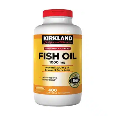 خرید کپسول روغن ماهی امگا 3 کرکلند سیگنچر 400 عددی