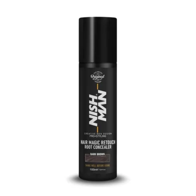خرید اسپری کانسیلر ریشه مو نیشمن مدل Dark Brown