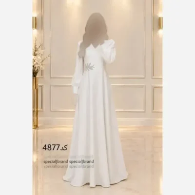 ماکسی مجلسی زنانه حدیث پولکی جنس ساتن کش