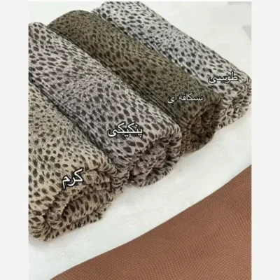 شال حریر شنی وارداتی حاشیه دالبر عروسکی سایز 185 در 80 سانتیمتر
