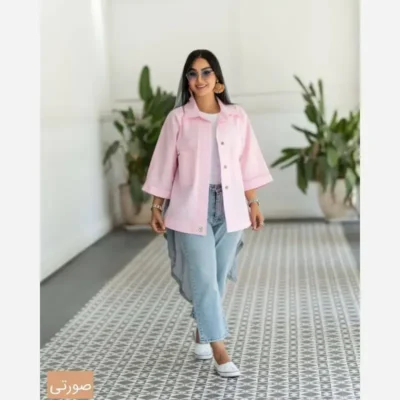 شومیز زنانه لینن مدل لارا سایز 36 تا 50