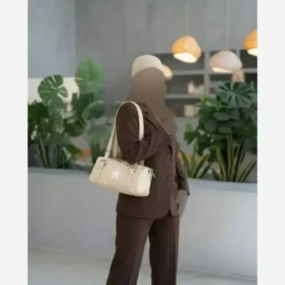 کیف ستاره ای مدل نوا رنگ بندی متنوع سایز 27 در 13
